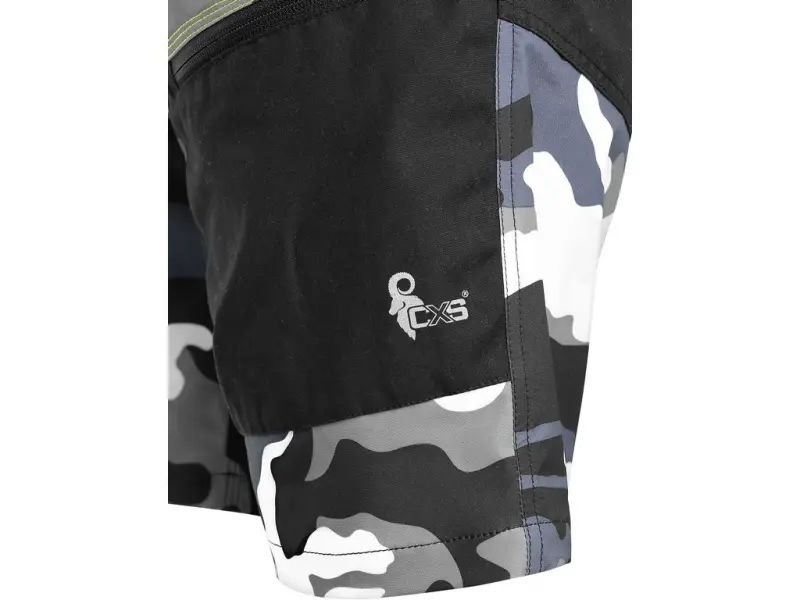 Kraťasy CXS DIXON, pánské, šedo - bílé (maskáč), vel. 3XL